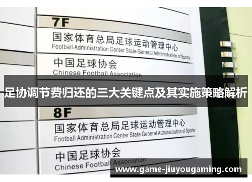 足协调节费归还的三大关键点及其实施策略解析